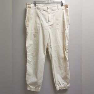 Anthropologie Pants, cream, size 14, waist 18"